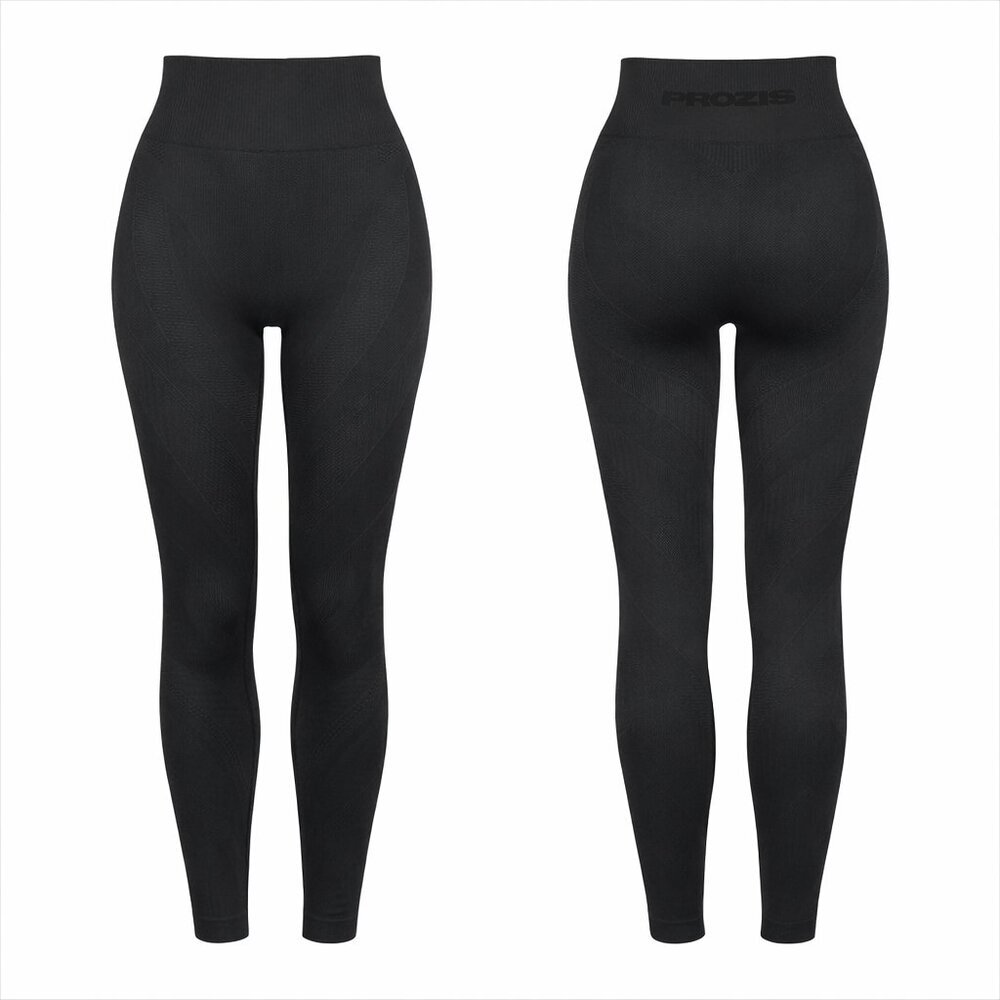 PROZIS | Black Seamless High-Waist Sculpt Leggings | Compression | Size M